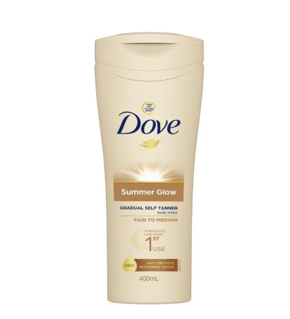 Dove Summer Glow Body Lotion Fair to Medium Skin 400ml