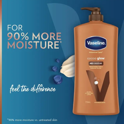 Vaseline Intensive Care Body Lotion Cocoa Glow 750ml