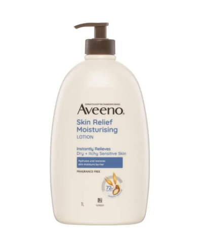 Aveeno Skin Relief Fragrance Free Moisturising Body Lotion 1L