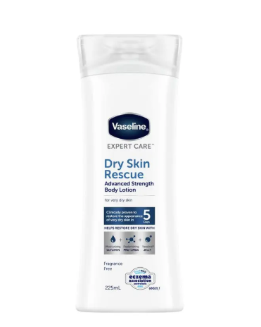 Vaseline Dry Skin Rescue Body Lotion 225ml