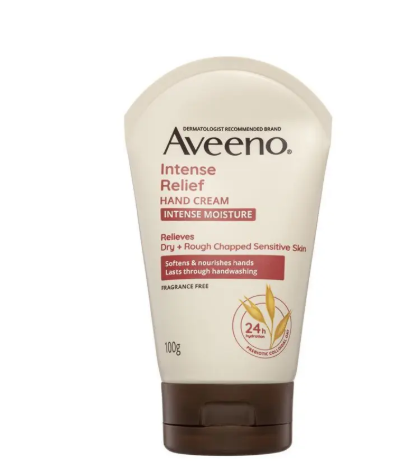 Aveeno Intense Relief Soothing Fragrance Free Hand Cream 100g