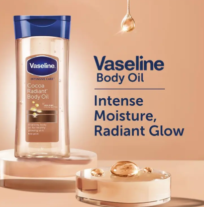 Vaseline Body Oil Cocoa Radiant 200ml