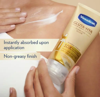 Vaseline Gluta-Hya Serum Boost Lotion Flawless Glow 200ml
