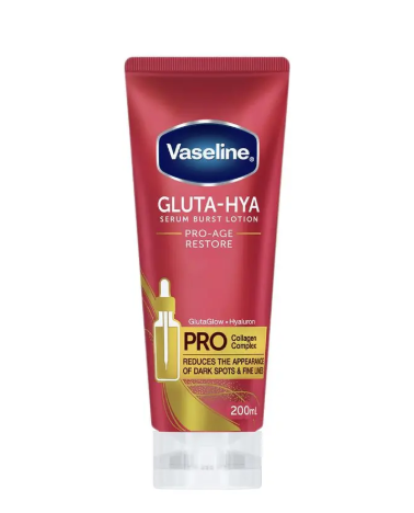 Vaseline Gluta-Hya Serum Boost Lotion Pro Age Restore 200ml
