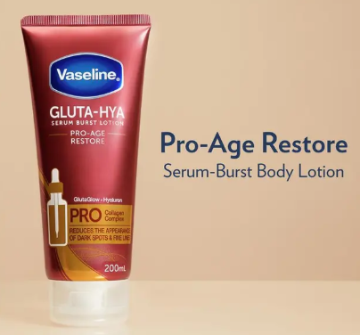 Vaseline Gluta-Hya Serum Boost Lotion Pro Age Restore 200ml