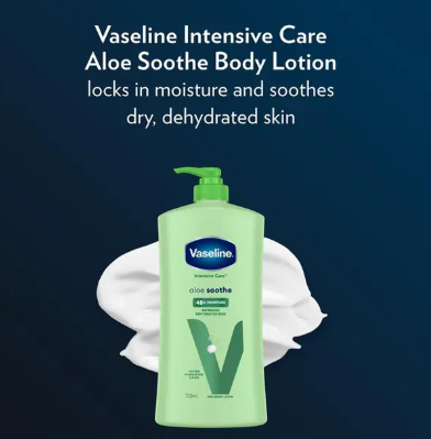 Vaseline Intensive Care Body Lotion Aloe Soothe 750ml