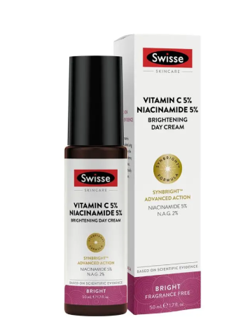 Swisse Skincare Vitamin C 5% Niacinamide 5% Brightening Day Cream 50ml