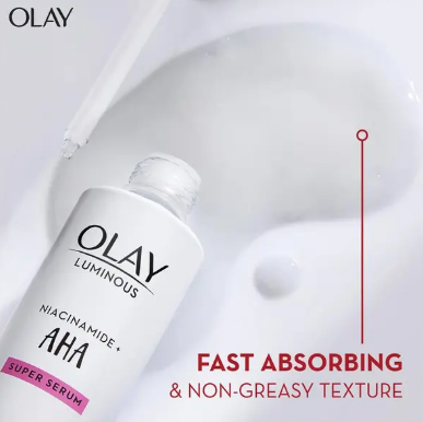 Olay Luminous Niacinamide + AHA Face Super Serum 30 ml