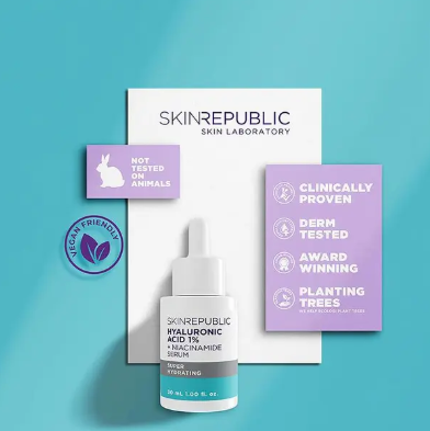Skin Republic Hyaluronic Acid 1% + Niacinamide 2% Serum 30ml