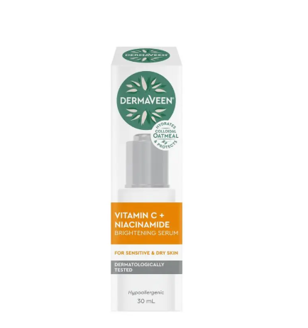 DermaVeen Face Vitamin C + Niacinamide Brightening Serum 30ml