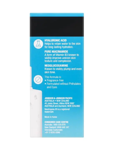 Neutrogena Hydro Boost Niacinamide Serum 30ml