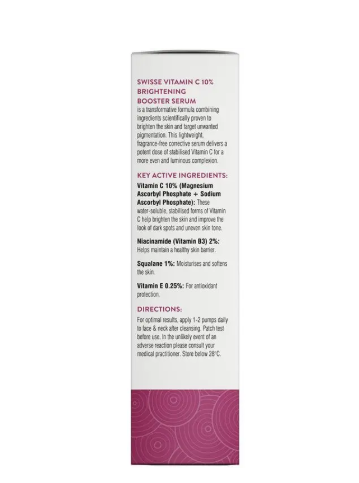 Swisse Skincare Vitamin C 10% Brightening Booster Serum 50ml