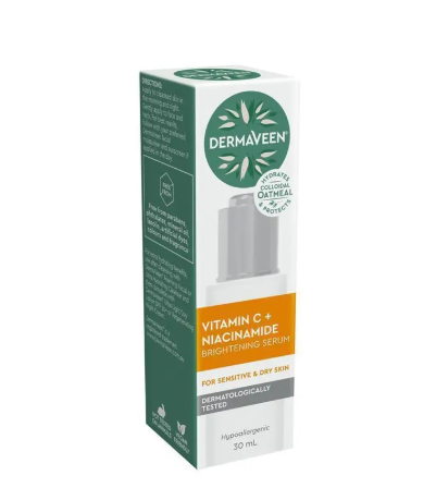 DermaVeen Face Vitamin C + Niacinamide Brightening Serum 30ml