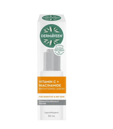 DermaVeen Face Vitamin C + Niacinamide Brightening Serum 30ml