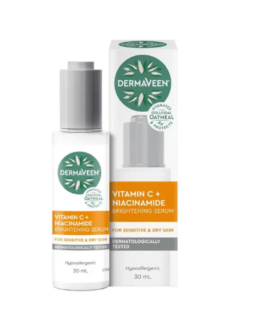 DermaVeen Face Vitamin C + Niacinamide Brightening Serum 30ml