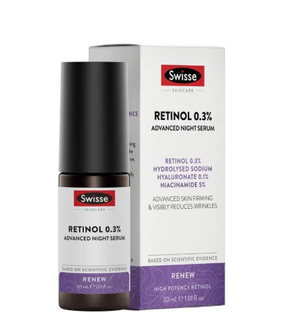 Swisse Skincare Retinol 0.3% Advanced Night Serum 30ml