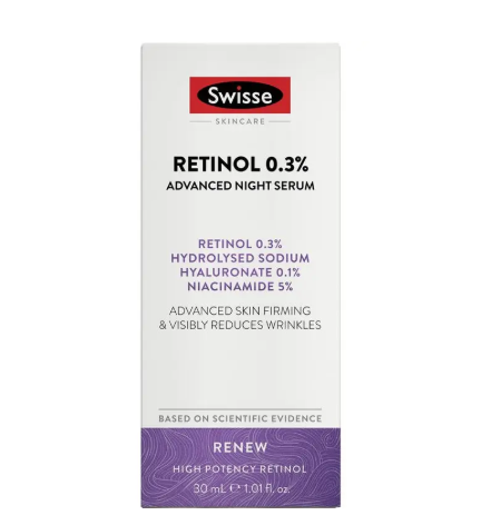 Swisse Skincare Retinol 0.3% Advanced Night Serum 30ml