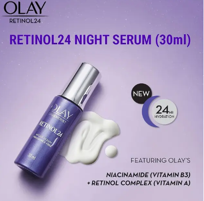 Olay Regenerist Retinol 24 Night Serum Fragrance Free 30ml