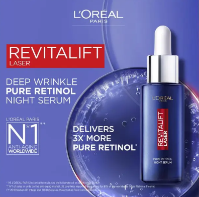L'Oreal Paris Revitalift Laser Pure Retinol Night Serum 30ml