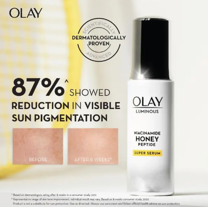 Olay Luminous Niacinamide Honey Peptide Super Serum 30ml