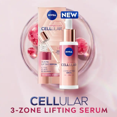 NIVEA Cellular Expert Lift Bakuchiol 3-Zone Lifting Serum 30ml