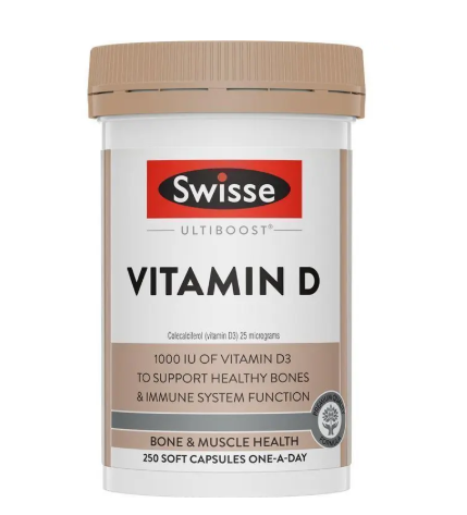 Swisse Vitamin D 250 Capsules