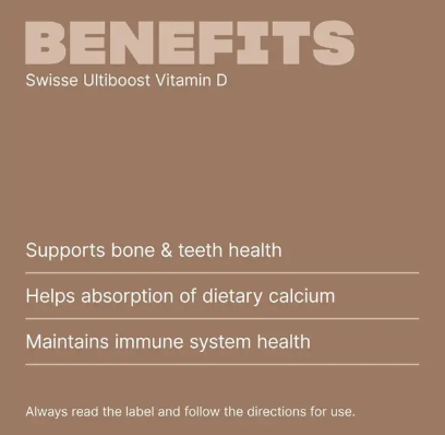 Swisse Vitamin D 400 Capsules