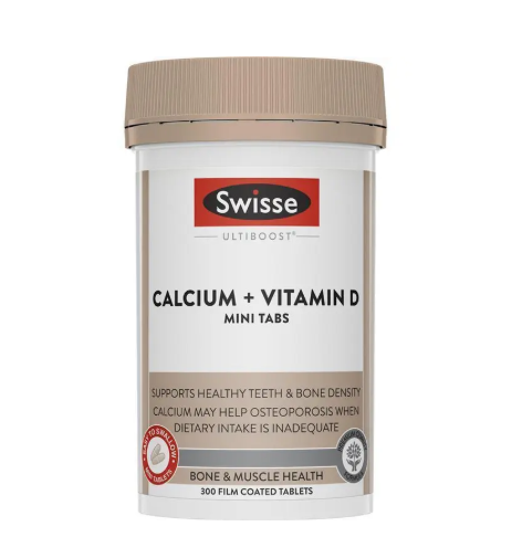 Swisse Calcium + Vitamin D 300 Mini Tablets