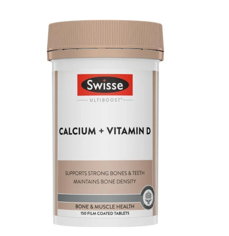 Swisse Ultiboost Calcium + Vitamin D 150 Tablets