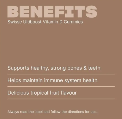 Swisse Vitamin D Gummies 60 Pack