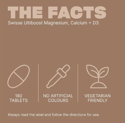 Swisse Magnesium Calcium + Vitamin D 200 Tablets