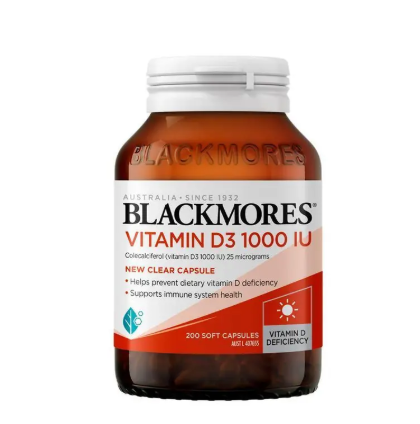 Blackmores Vitamin D3 1000IU 200 Capsules