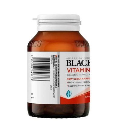 Blackmores Vitamin D3 1000IU 200 Capsules