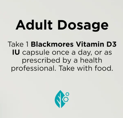 Blackmores Vitamin D3 1000IU 130 Capsules