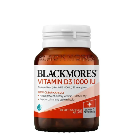 Blackmores Vitamin D3 1000IU 60 Capsules