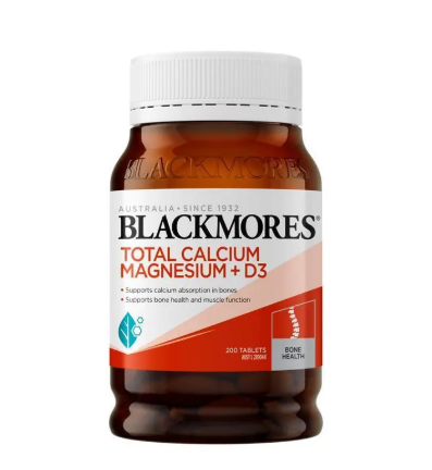 Blackmores Total Calcium and Magnesium + D3 200 Tablets