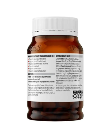 Blackmores Total Calcium and Magnesium + D3 200 Tablets