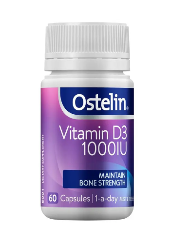 Ostelin Vitamin D3 1000IU 60 Capsules