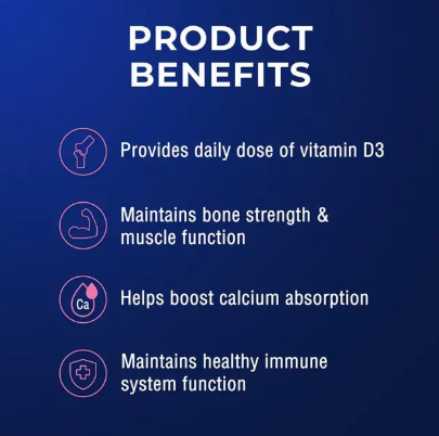 Ostelin Vitamin D3 1000IU 60 Capsules