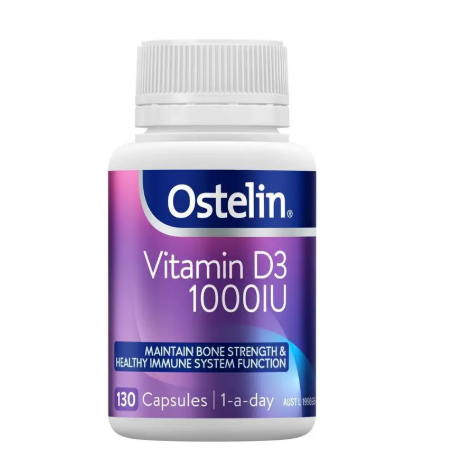 Ostelin Vitamin D3 1000IU 130 Capsules