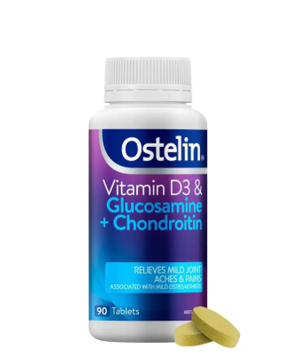 Ostelin Vit D & Glucosamine + Chond 90 Tablets