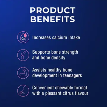 Ostelin Calcium & Vitamin D3 60 Chewable Tablets