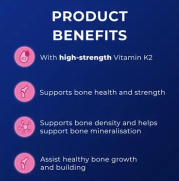 Ostelin Vitamin D3 & K2 60 Tablets