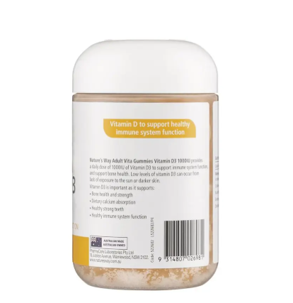 Nature's Way Adult Vita Gummies Vitamin D 120 Gummies