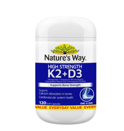 Natures Way K2+D3 120 Capsules