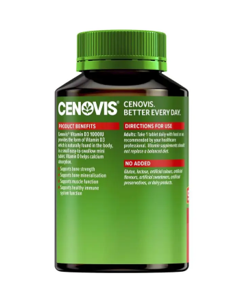 Cenovis Vitamin D3 1000IU 400 Tablets Exclusive Size