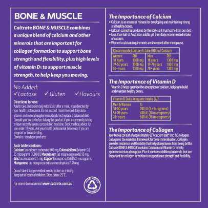 Caltrate Bone and Muscle 60 Tablets