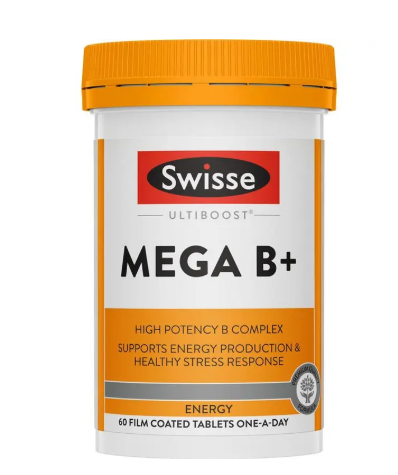 Swisse Ultiboost Mega B + 60 Tablets