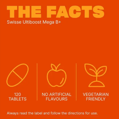 Swisse Mega B + 120 Tablets