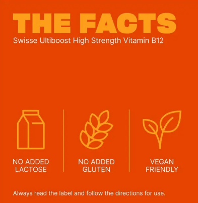 Swisse Vitamin B12 60 Tablets
